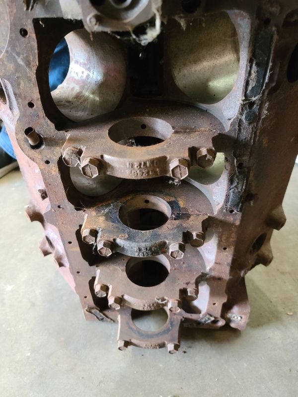 Gm 3970010 4 bolt main block original chevy 350 motor engine for sale