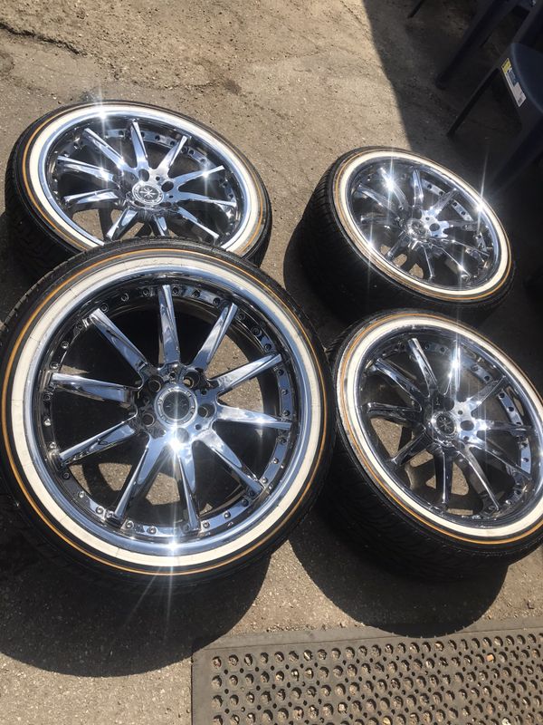 20” Vogue vogues rims wheels tires 5x115 infinity cadillac lexus chevy ...