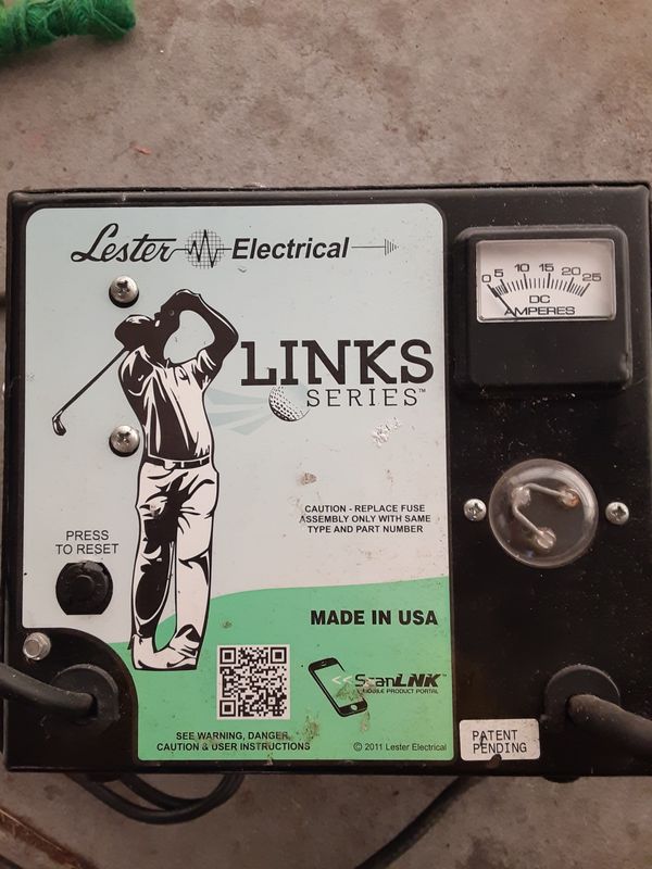 12 volt golf cart battery charger Lester a lot Electronics link series