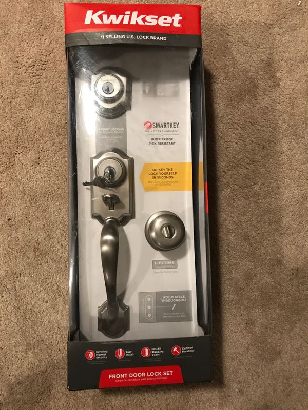 Brand new Kwikset Front Door Lock Set Double lock set with smart key