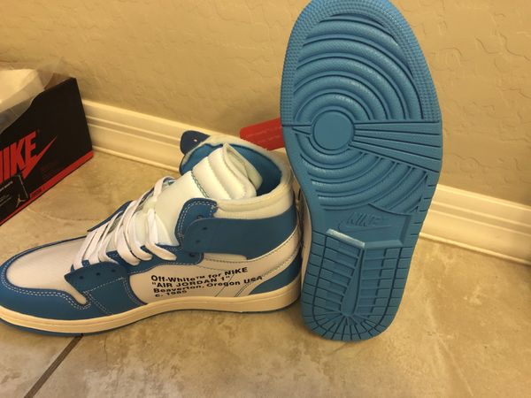 stockx jordan 1 off white unc