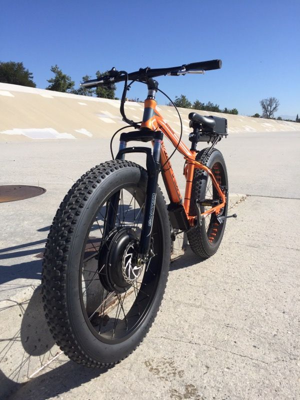 New ALUMINUM frame FAT TIRE electric bicycle, FAST!! Custom built