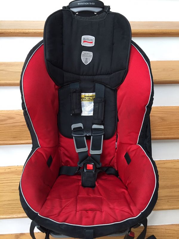 Britax carseat Red Britax Marathon 70-G3 car seat for Sale in Mount ...