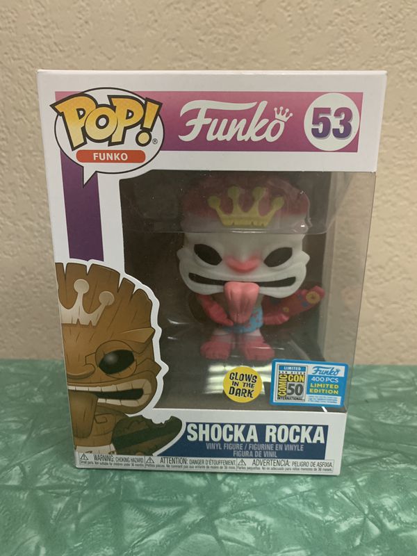 Funko Pop Funko Freaky Tiki Fundays Exclusive Shocka Rocka Tiki in Glow ...