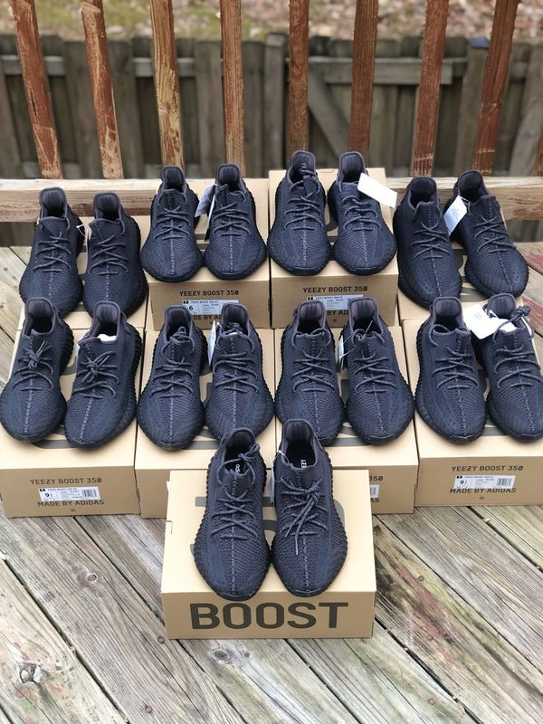 Yeezy Boost 350 V2 Black (non- reflective) 6, 7, 8, 8.5, 9.5, 11 price depends on size for Sale ...