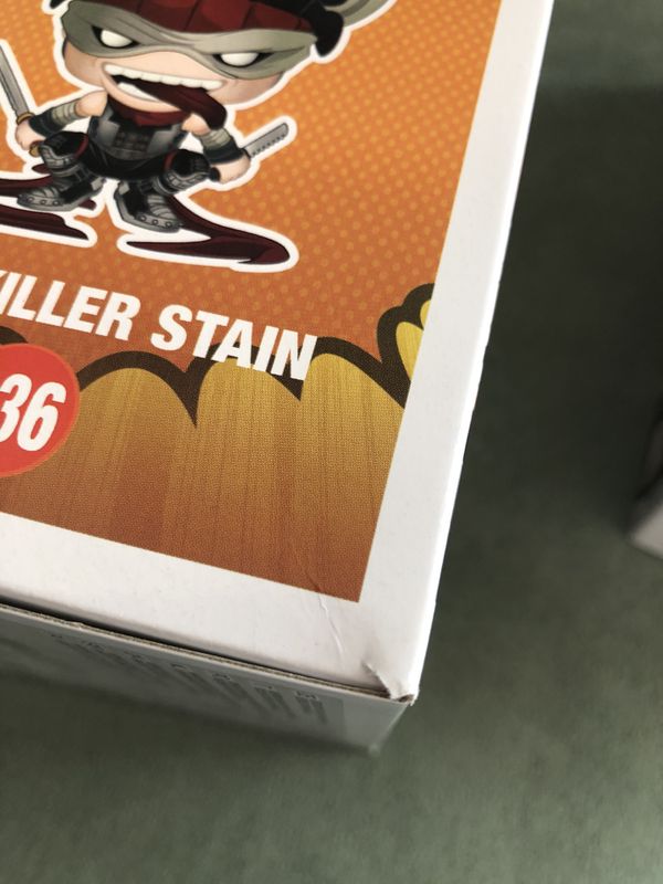 funko pop stain