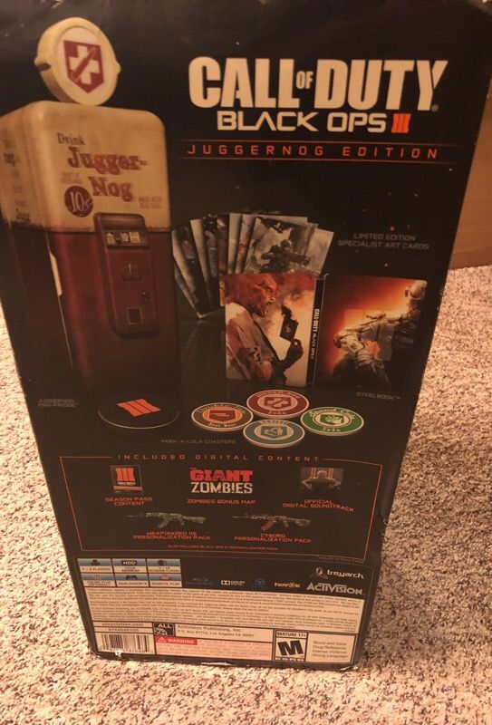 Call Of Duty Black Ops 3 Juggernog Edition For Sale In