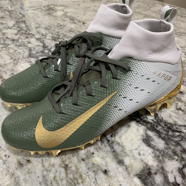 nike vapor untouchable pro 3 metallic gold men's football cleat