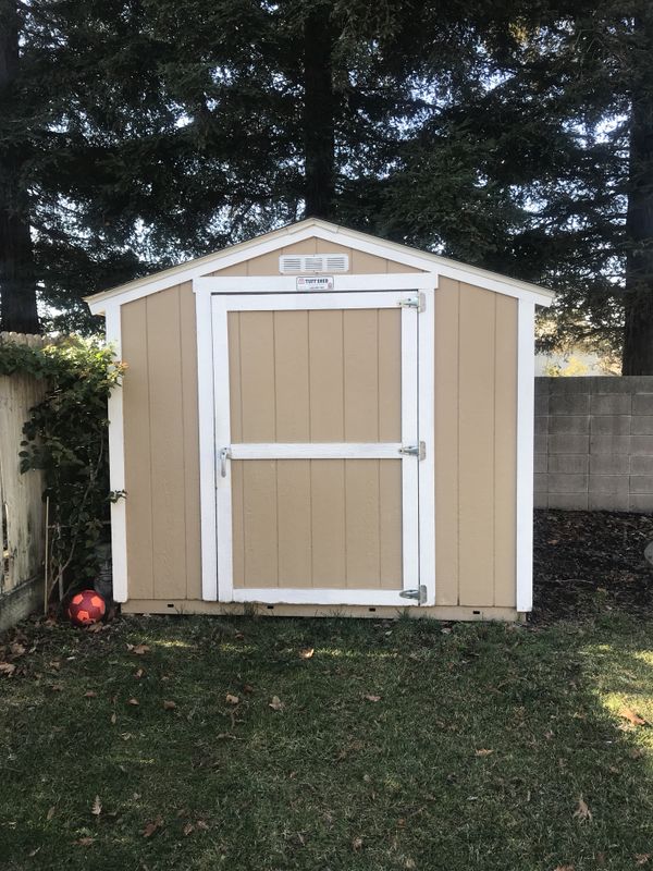 garden ranch 8x10 tuff shed for sale in sacramento, ca