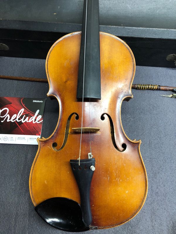 Karl Meisel Violin made in West Germany case and new strings included asking 50 for Sale