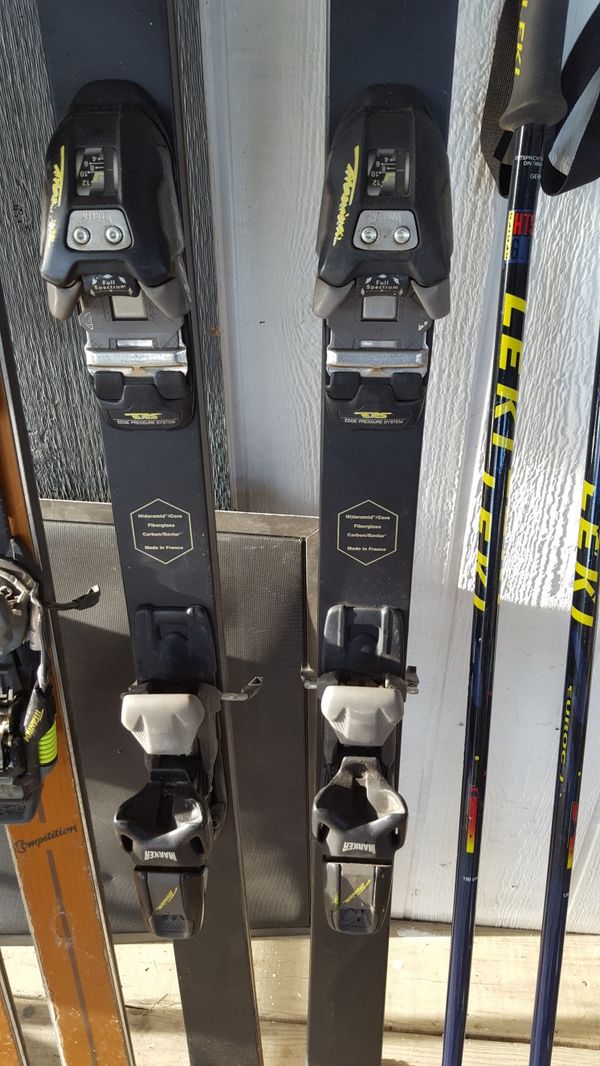 LACROIX SKI n AUTHIER SKI with pair ski poles for Sale in Terrell, TX