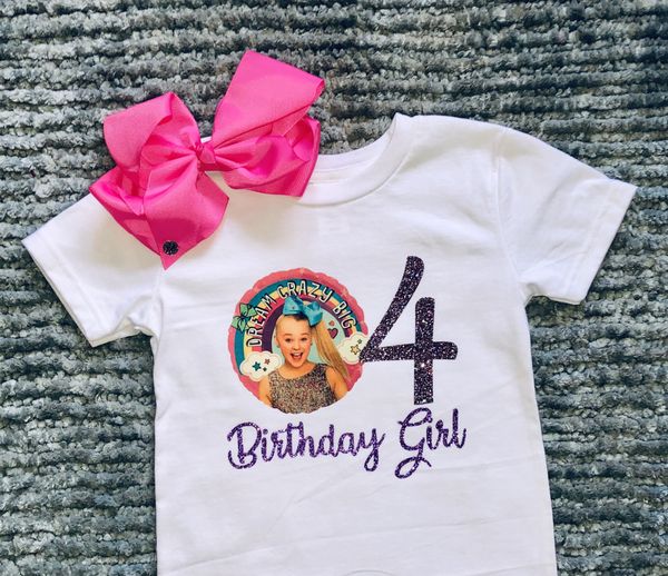 jojo siwa 4th birthday shirt