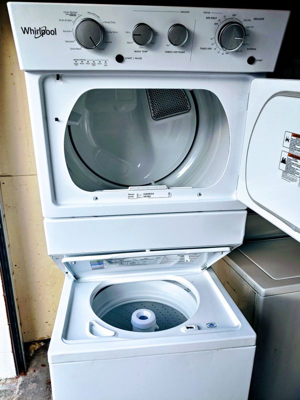 New Whirlpool Washer Dryer Laundry Stackable Combo Unit for Sale in