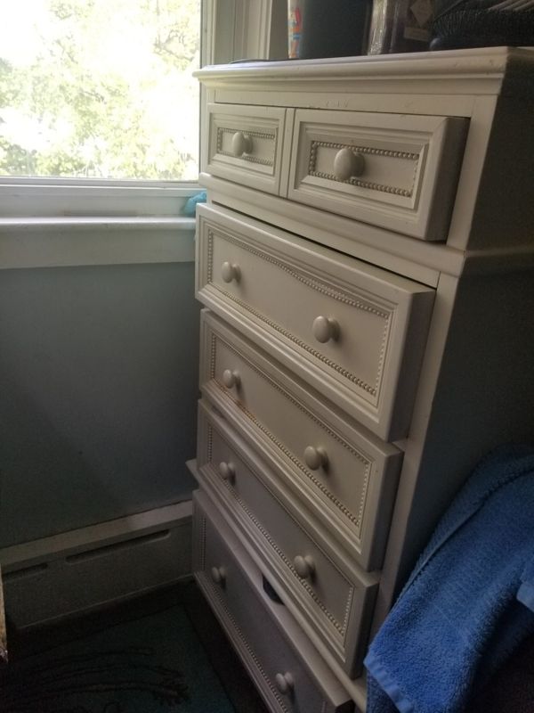 Tall white dresser 5 drawers for Sale in Sharon, MA OfferUp
