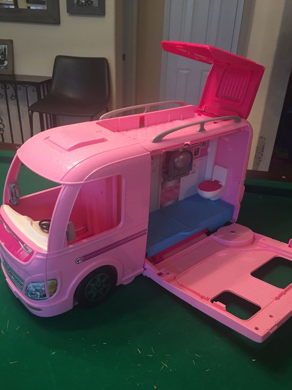 barbie rv ride on