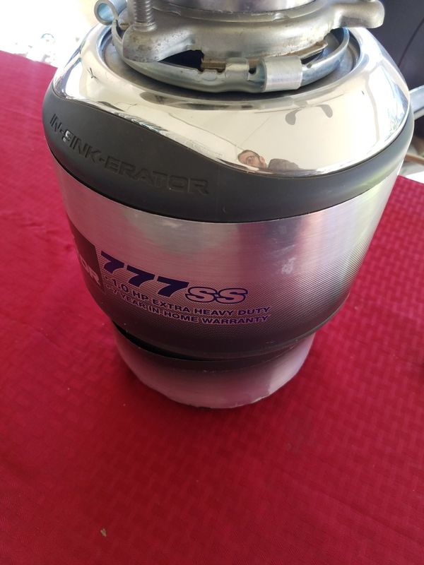 Insinkerator 777ss 1 hp garbage disposal for Sale in Lodi, CA OfferUp