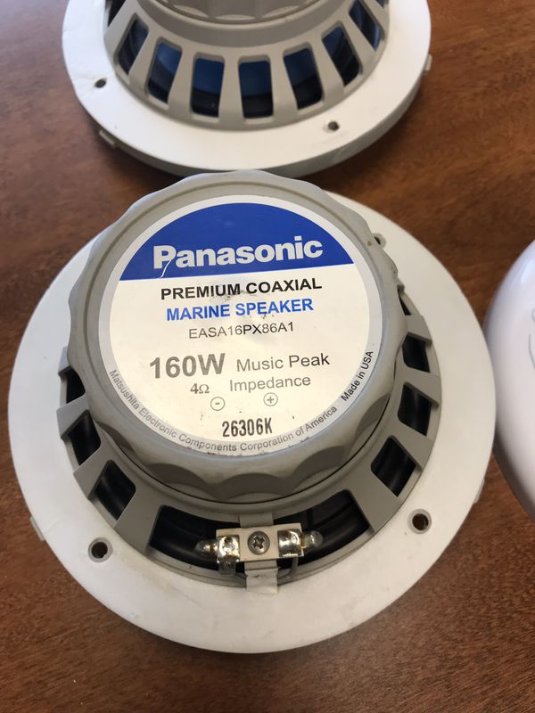 Panasonic Premium Coaxial Marine Speakers for Sale in Columbia, PA