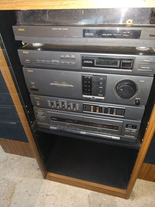 VINTAGE RCA Stereo Receiver / 3 way speaker system for Sale in Aiken ...