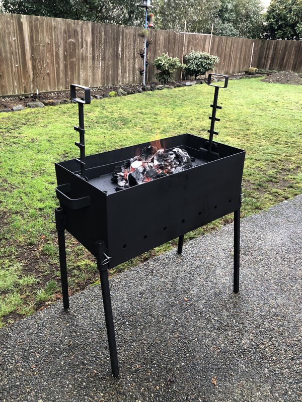 Custom grill for kabobs/bbq. Charcoal grill for Sale in WA
