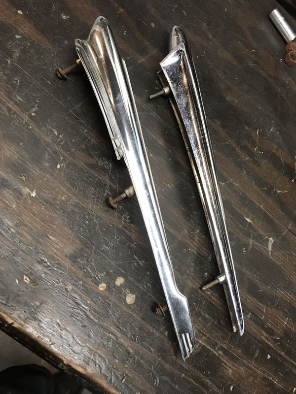 Original oem part CHROME CHEVY HOOD ORNAMENT 1947 to 1950 GMC 1949