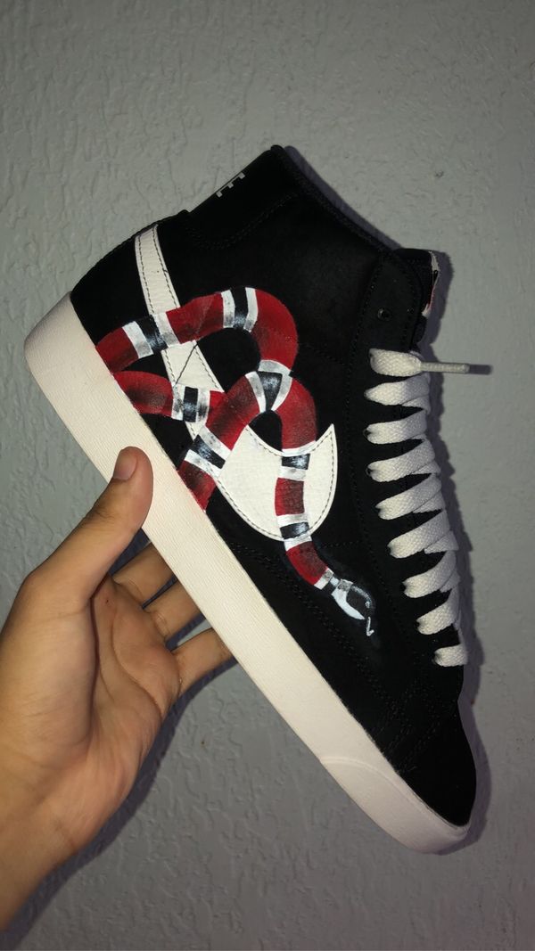 Gucci snake nike custom shoes for Sale in Lauderdale Lakes