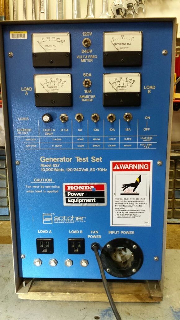 Honda generator load bank tester. for Sale in San Carlos, CA OfferUp