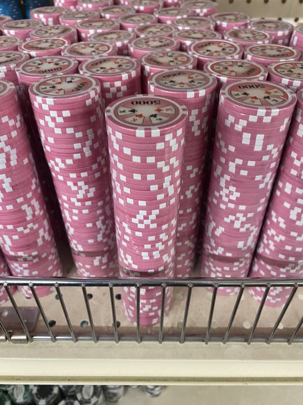5000 Poker Chip Roll (50 Chips) 14g Heavy BRAND NEW for Sale in Garden