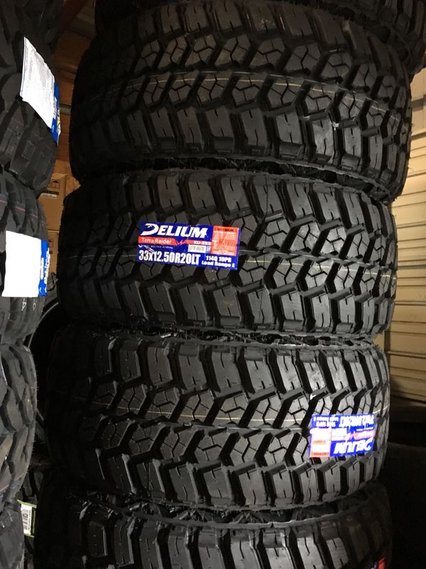 33x12.5x20 Delium MT Tires Set For Sale In Grand Prairie, TX - OfferUp