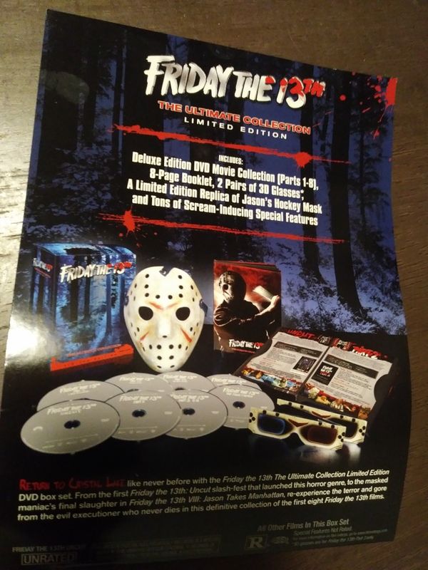 Friday the 13th (Jason) DVD Limited Edition set for Sale in Rancho Cucamonga, CA OfferUp