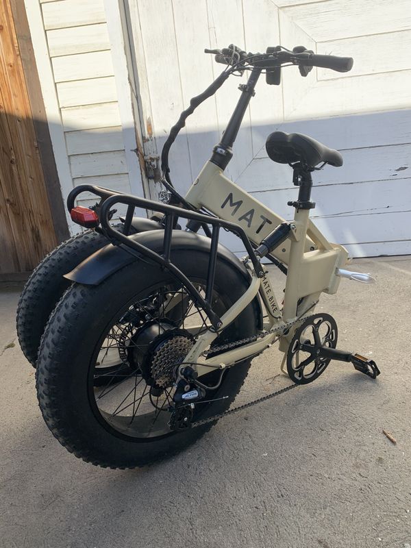 mate x foldable electric bike