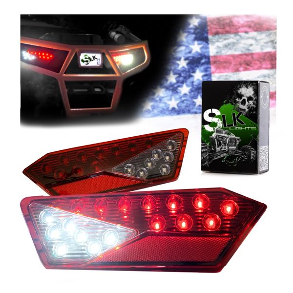SLKLights Polaris Razor RZR LED tail lights with plug and play REVERSE!! for Sale in Sun City