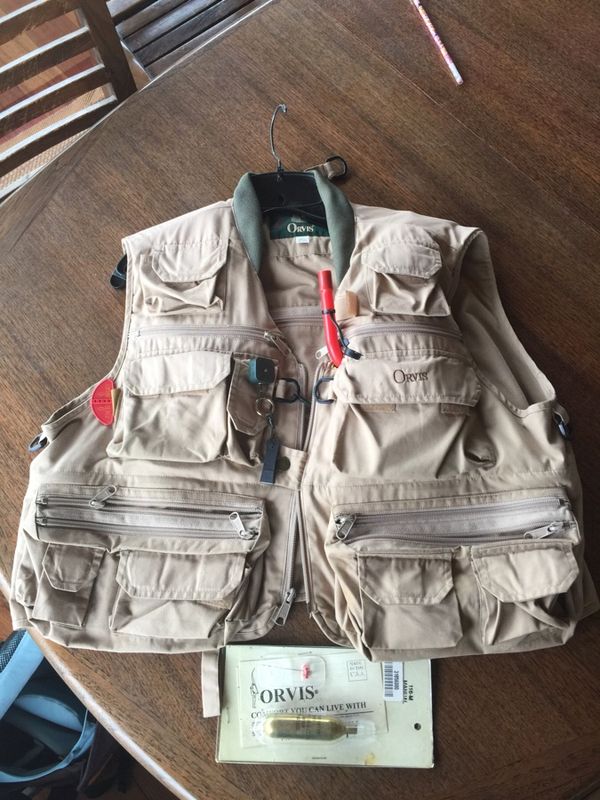 Orvis Inflatable Fly Fishing Vest. CO2 for Sale in Shoreline, WA OfferUp