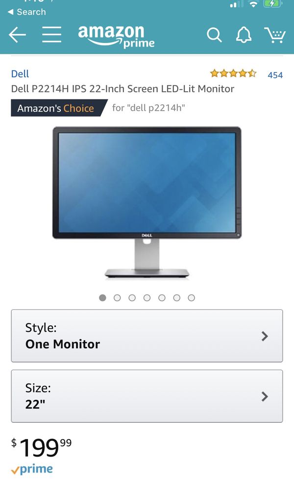 Moving Sale Dell P2214h Ips 22 Inch Led Monitor For Sale In Bellevue Wa Offerup