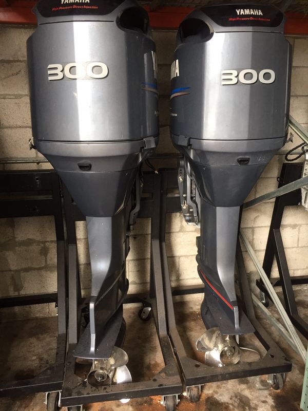 Pair 2005 Yamaha 300 hp Hpdi Fuel Injection Outboard Motors 30” Shafts