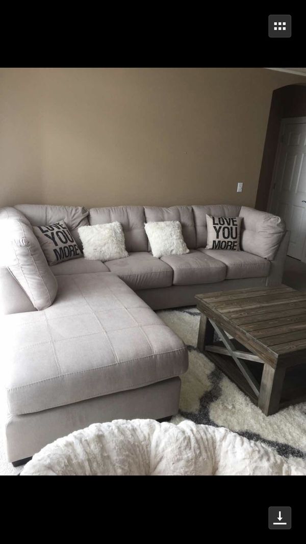 Beige very Plush & comfy sectional sofa for Sale in Renton, WA OfferUp