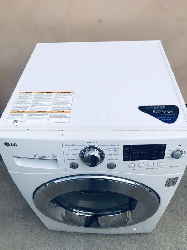 LG WM3455HW 120v 24" Front Load Compact Washer/Dryer Combo ventless all in one for Sale in San