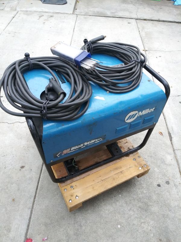 MILLER WELDER GENERATOR GASOLINE, BLUE STAR 185 KOHLER 12