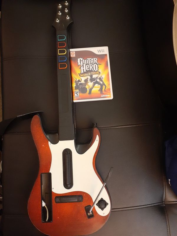 guitar hero world tour guitar bundle ps2