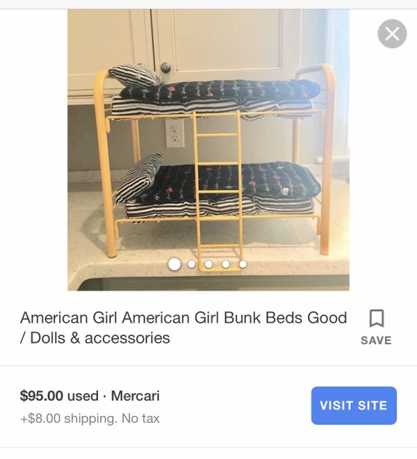 American Girl Doll Bunk Bed For Sale In San Lorenzo Ca