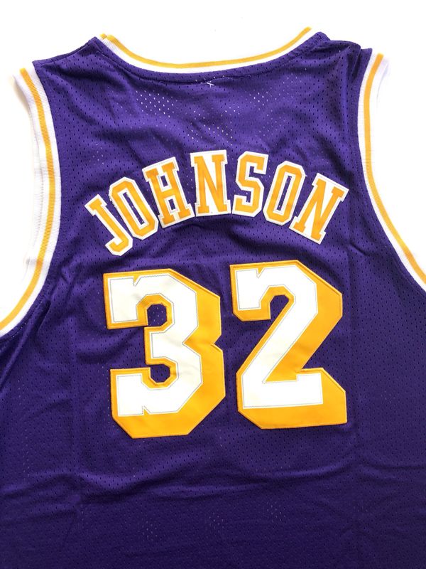 magic johnson jersey lakers