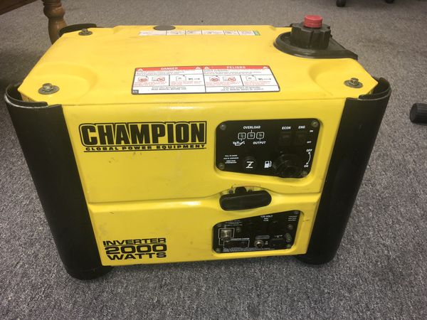 champion 2500 watt inverter generator review