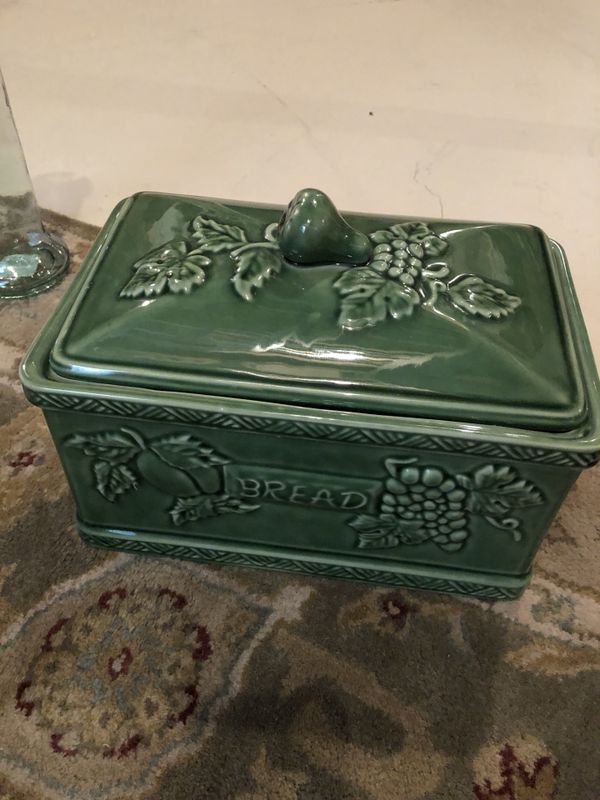 Ceramic bread box for Sale in Chicago, IL OfferUp
