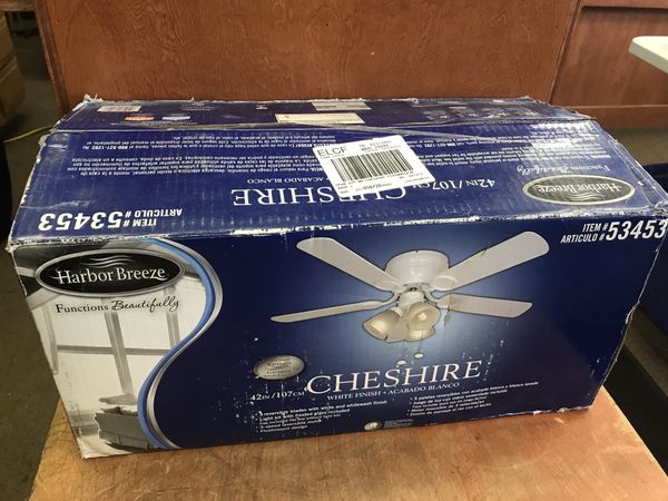 Harbor Breeze Cheshire item # 53453 42” Ceiling Fan for Sale in ...