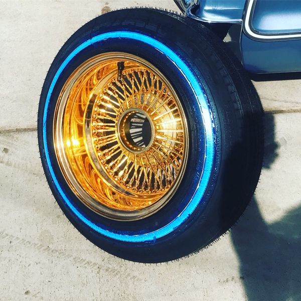 Brand New 13x7 all gold zenith wheels with premium sportway 520s. for