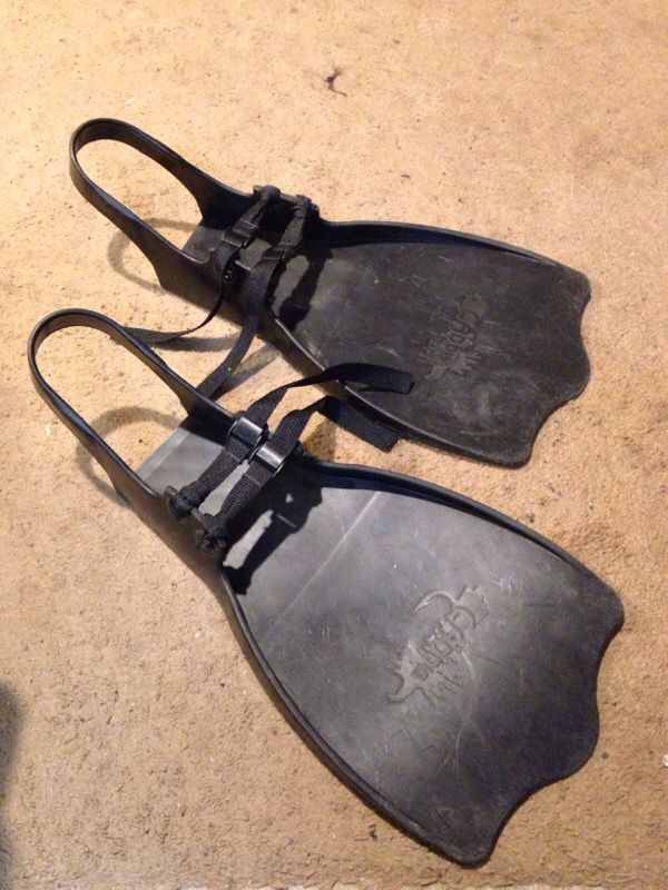 Caddis float tube / pontoon fins / flippers for Sale in