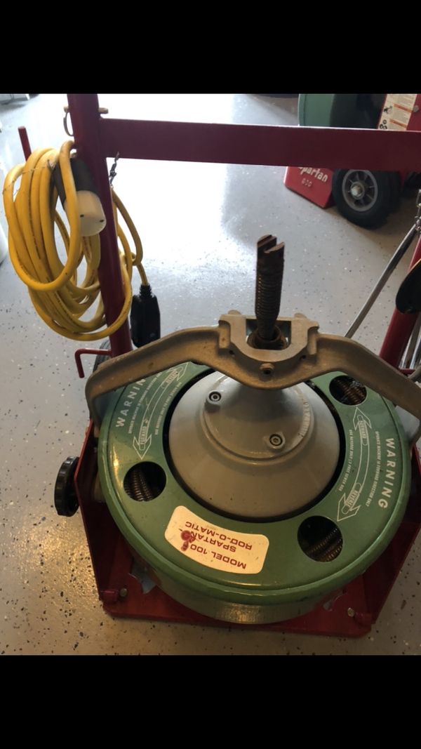 NEW SPARTAN Model 100 drain cleaning sewer snake machine for Sale in