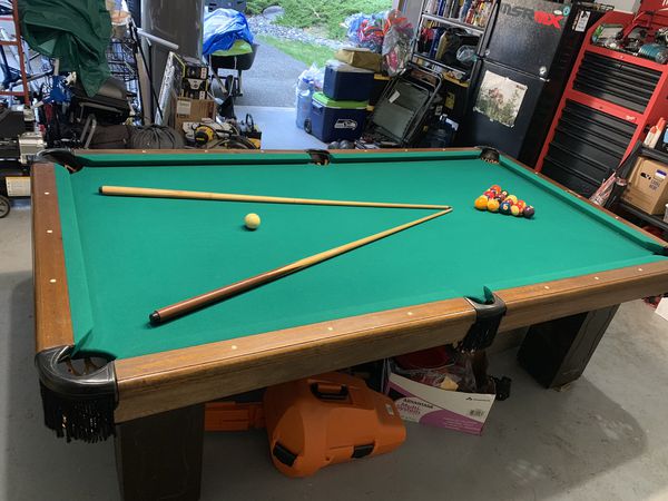 8 ft Thea Industries Inc. Slate pool table for Sale in Gig Harbor, WA ...