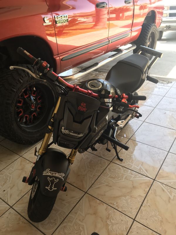 2018 honda grom stunt build trades for single cab truck for Sale in