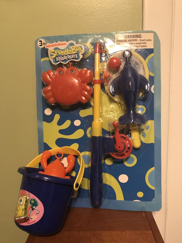 Nickelodeon’s Sponge Bob Square Pants Fishing Pole Toy for