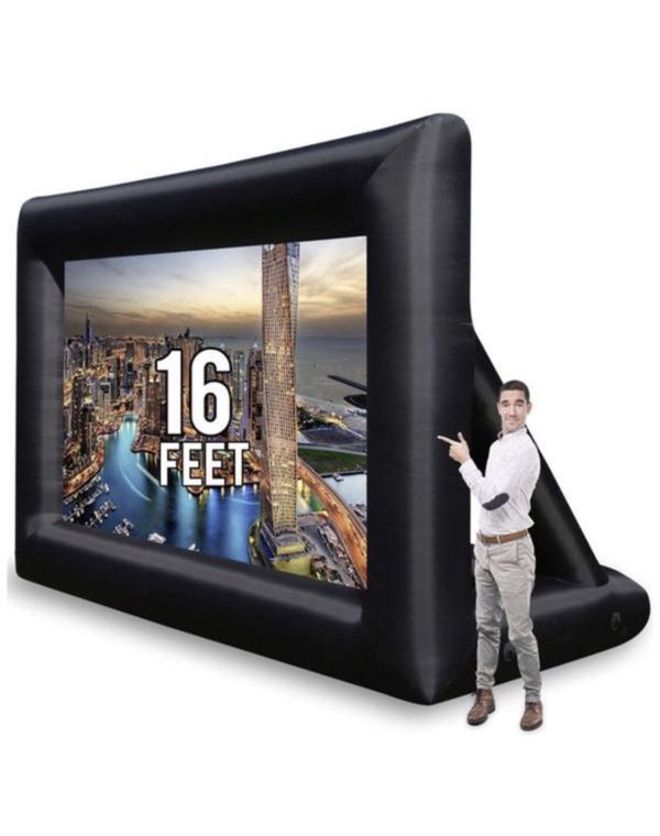 inflatable screen and projector rental